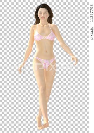 Slender women's swimwear for synthetic background Transparent png illustration material Slender women's swimwear for synthetic background Transparent png illustration material 11257798