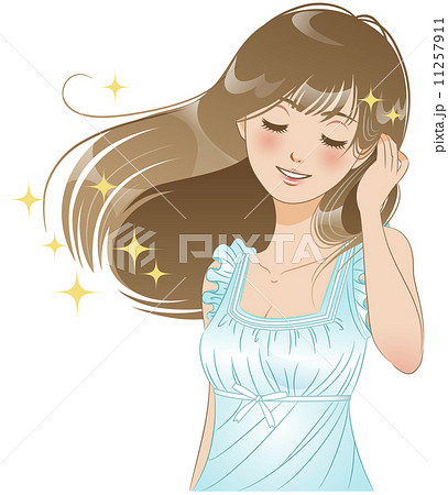 きらめく髪 11257911