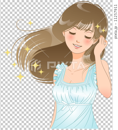 きらめく髪 11257911