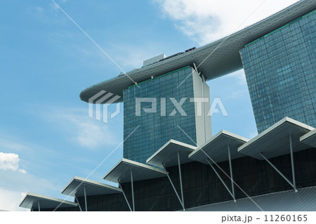 SINGAPORE - MAY 11: Marina Bay Sands Integrated Resort on May 11 SINGAPORE - MAY 11: Marina Bay Sands Integrated Resort on May 11 11260165