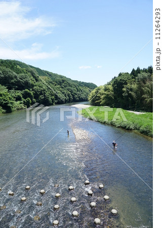 夏の久慈川 夏の久慈川 11264293