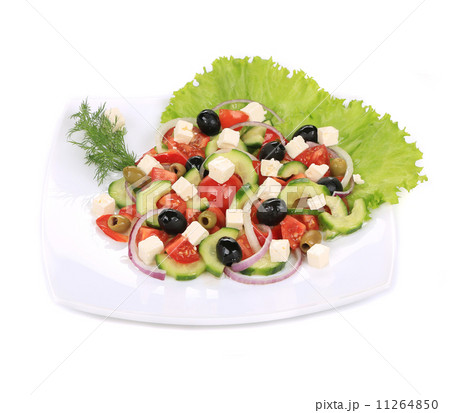 Greek salad. Greek salad. 11264850