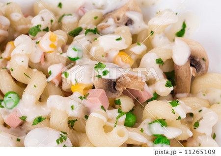 Pasta with pesto sauce Pasta with pesto sauce 11265109