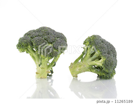 Two fresh broccoli. 11265189