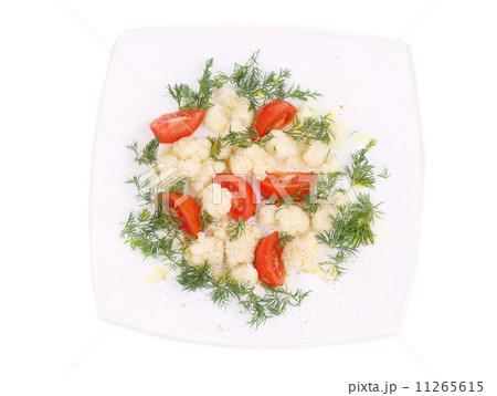 Salad with broccoli. 11265615