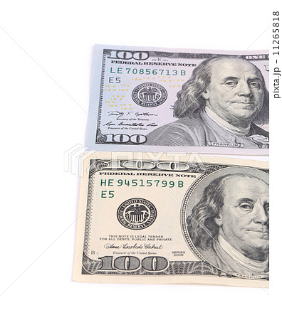 Two notes on hundred dollars. Two notes on hundred dollars. 11265818
