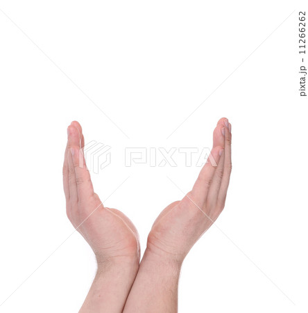Hands forms care symbol. Hands forms care symbol. 11266262