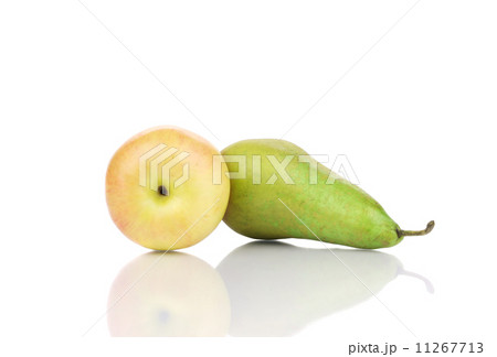 Beautiful ripe pear and apple. 11267713