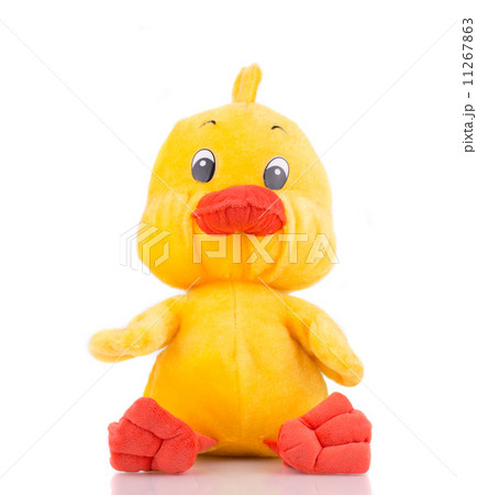 Close up of toy duck. 11267863