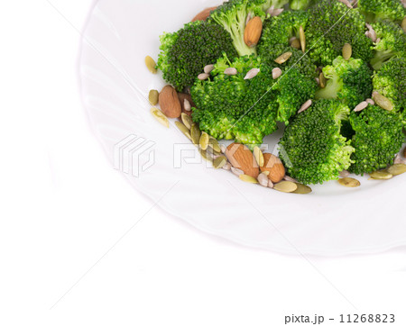 Broccoli salad with seeds and nuts. Broccoli salad with seeds and nuts. 11268823