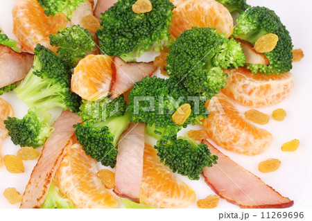 Close up of broccoli salad. 11269696
