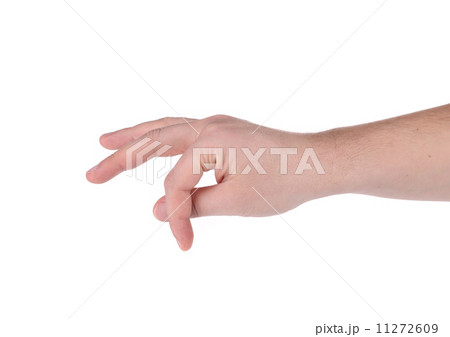 Male hand showing something. Male hand showing something. 11272609