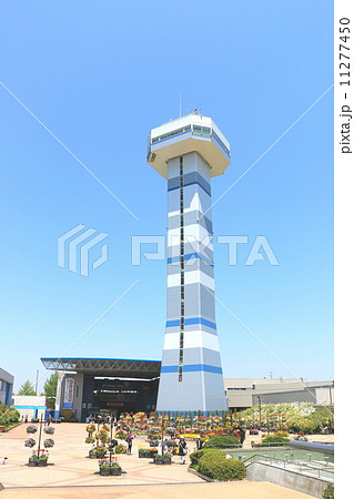 水と緑の館 展望タワー 木曽三川公園 の写真素材
