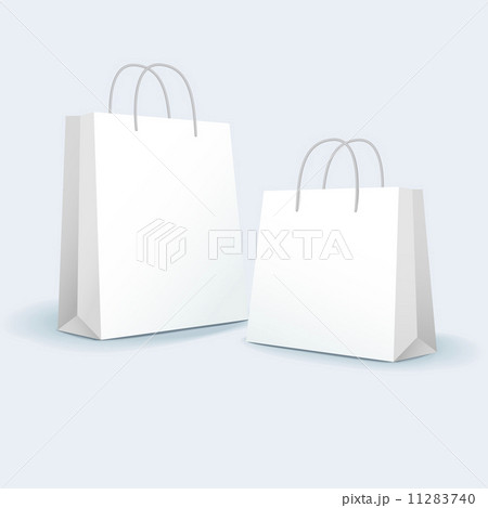 vector illustration of blank paper bags 11283740
