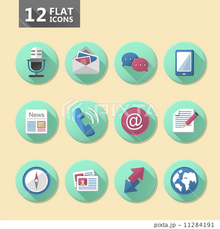 Communication icon set 11284191