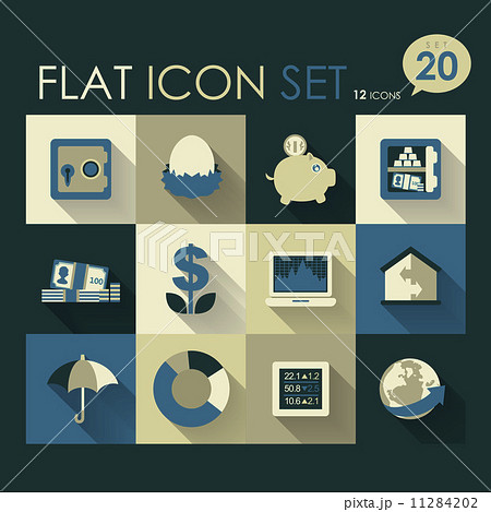 finance & investment icon set finance & investment icon set 11284202