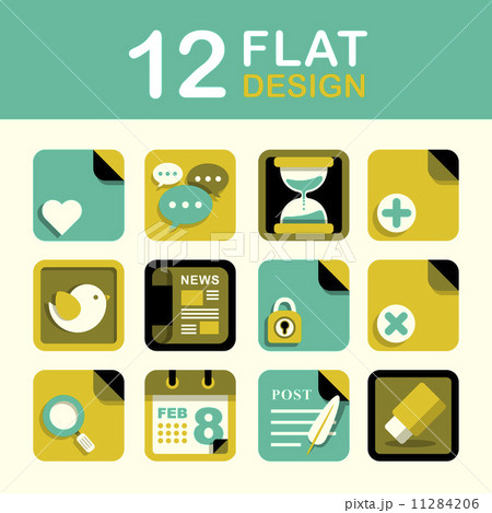Blog Media Icon Set Blog Media Icon Set 11284206