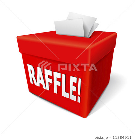 raffle word on the red box 11284911