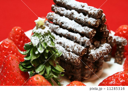 手作りのクリスマスケーキ 11285316