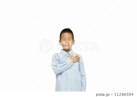 祈る男の子 11286504