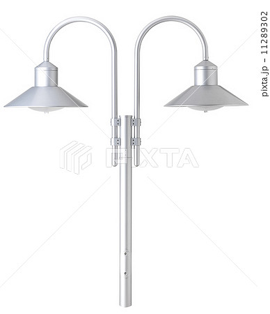 Two lampposts on one pole 11289302