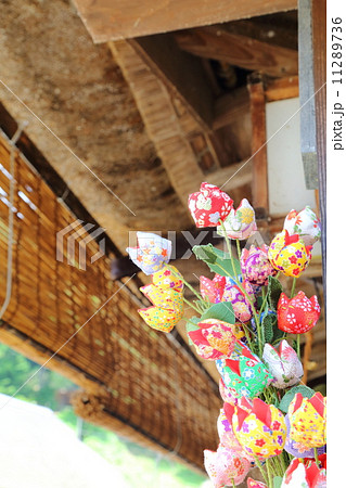 大内宿 軒下の願い 大内宿 軒下の願い 11289736