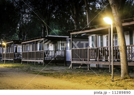 Wooden bungalow in camping 11289890