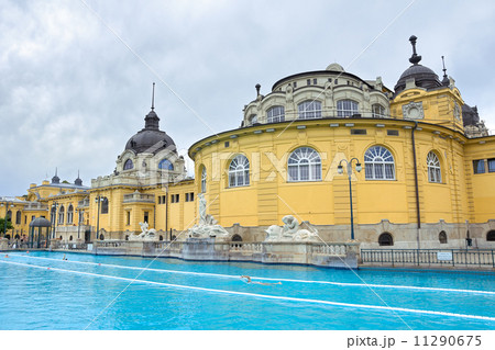Budapest szechenyi bath spa. Hungary. 11290675