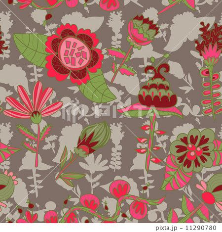 Seamless texture with flowers 11290780