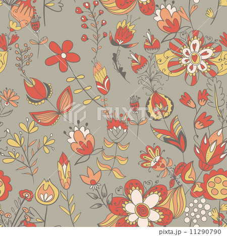 Seamless texture with flowers Seamless texture with flowers 11290790