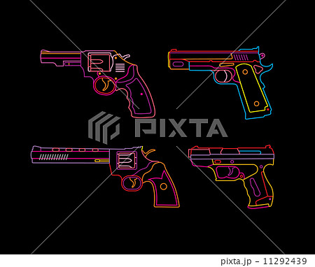 Neon Handgun sign Neon Handgun sign 11292439