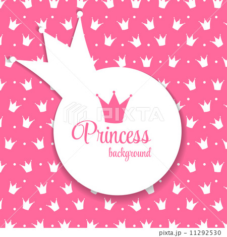 Princess Crown Background Vector Illustration. 11292530