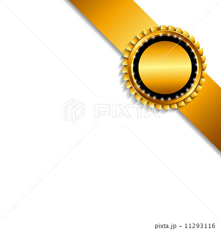 Label with Ribbon Isolated on White Background Vector Illustrati Label with Ribbon Isolated on White Background Vector Illustrati 11293116