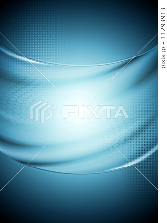 Abstract tech wavy blue background Abstract tech wavy blue background 11293913