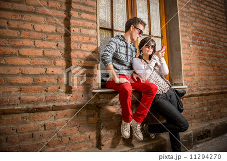 Urban people using technology 11294270