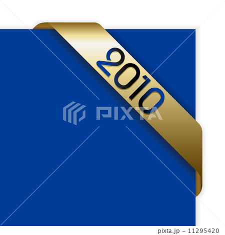 golden Christmas corner ribbon golden Christmas corner ribbon 11295420