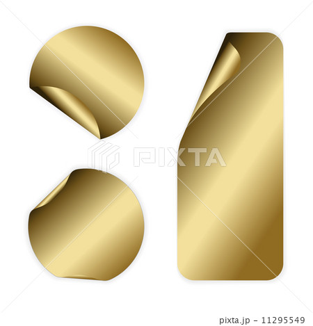 Golden labels and stickers 11295549