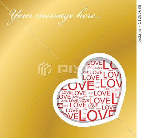 Golden love card 11295688