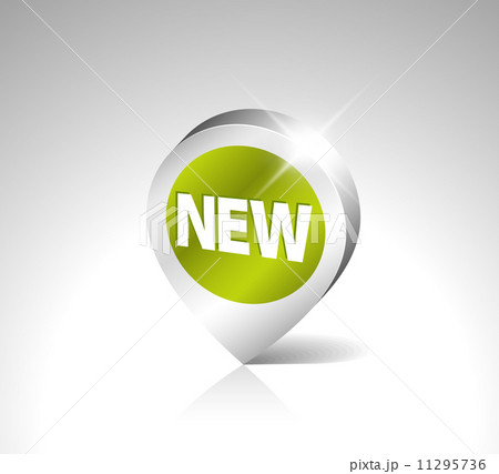Round 3D pointer for a new item 11295736