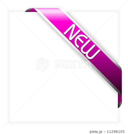 Violet corner ribbon for new items Violet corner ribbon for new items 11296105