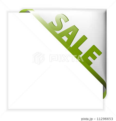 White corner ribbon for items with sale White corner ribbon for items with sale 11296653