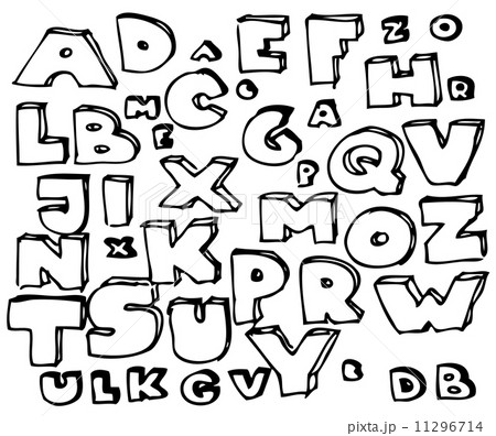 Hand drawn doodle alphabet 11296714