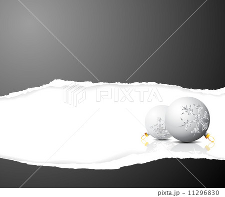 Christmas card - black and white bulbs Christmas card - black and white bulbs 11296830