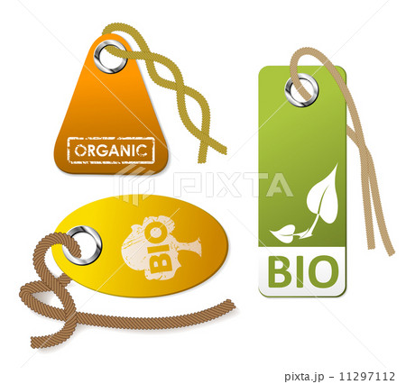 Set of tags for organic Set of tags for organic 11297112