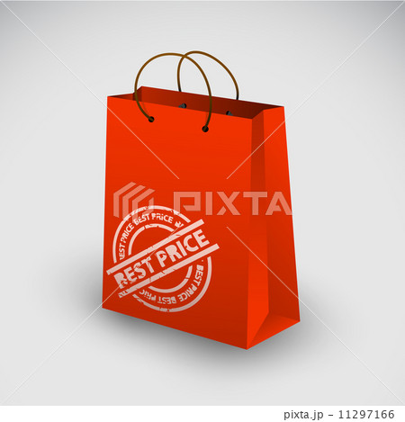 Red shopping bag icon Red shopping bag icon 11297166