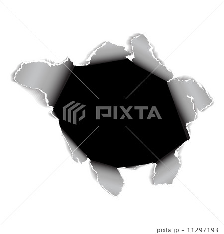 Hole in the sheet of paper 11297193