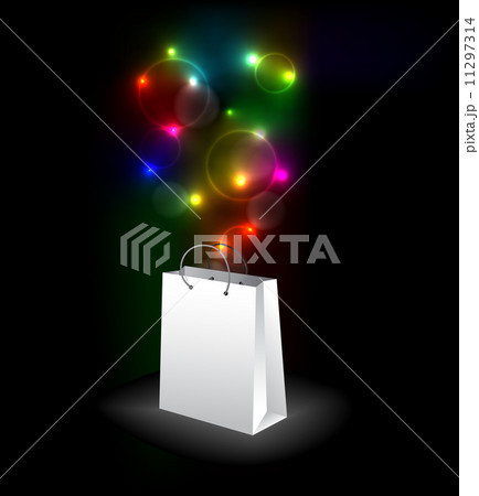 Vector shopping bag with a surprise 11297314