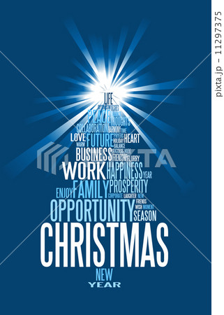 Abstract christmas card 11297375