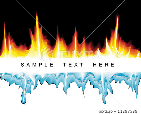 hot and cold background 11297539