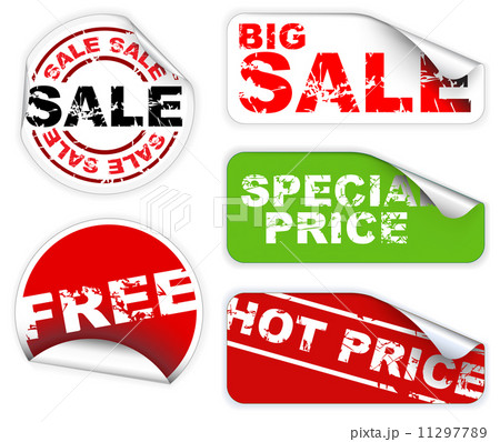 Set of labels badges and stickers for sale 11297789